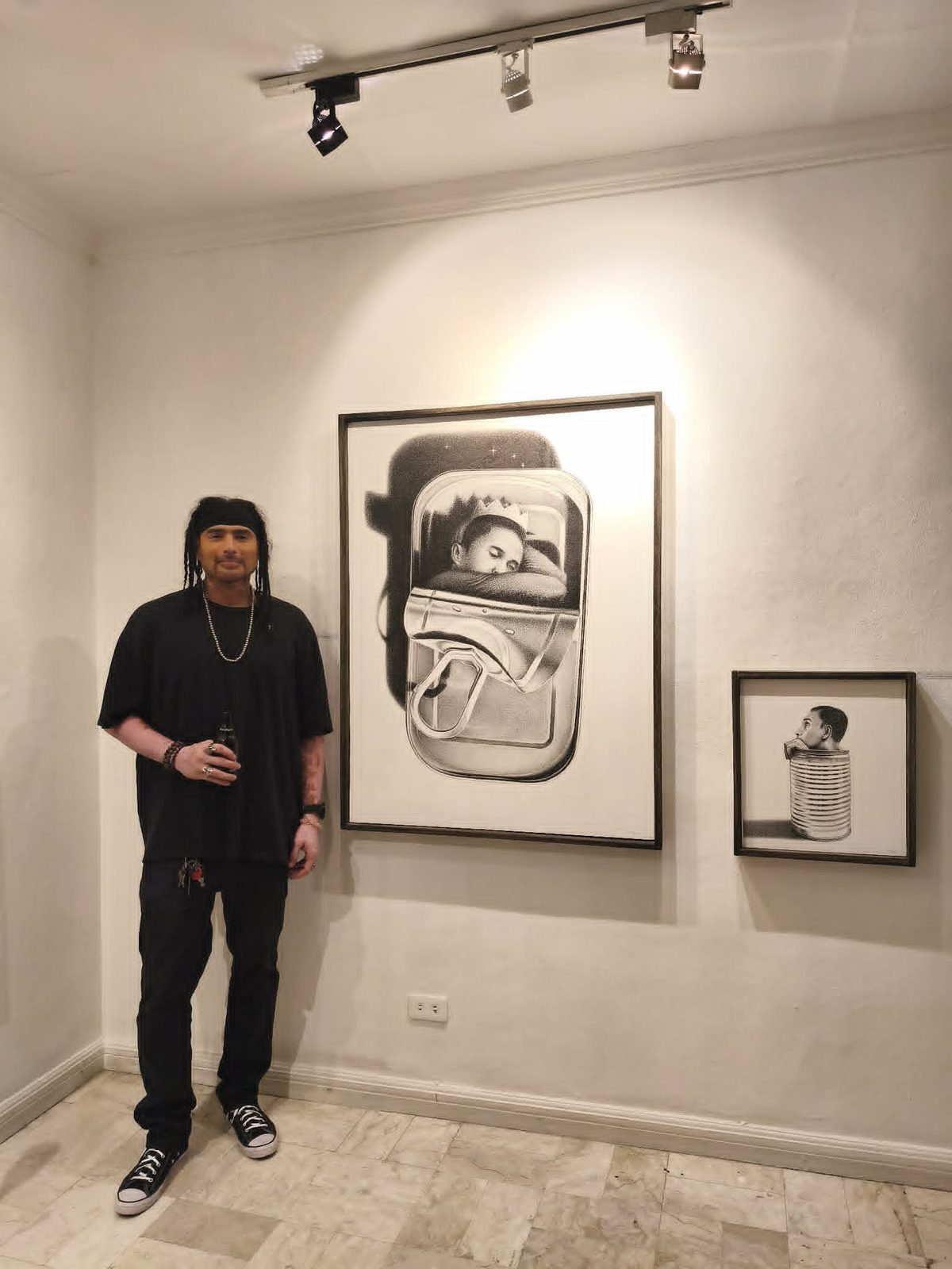 Author Jet Rai before the works